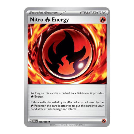 Nitro R Energy (CRI) #086/086 Rare ME04: Chaos Rising Pokemon: 2026