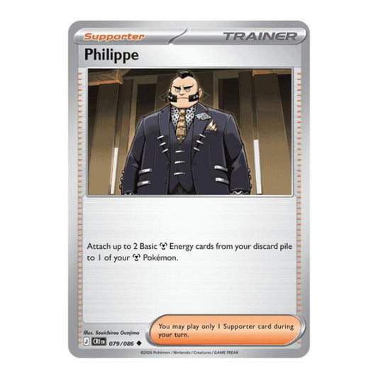 Philippe - 079/086 (CRI) #079/086 Uncommon ME04: Chaos Rising Pokemon: 2026