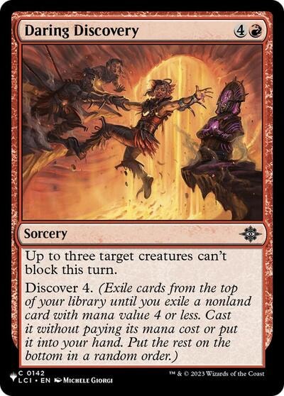 Daring Discovery (LIST) #142 Common (Lightly Played) The List Reprints Magic: The Gathering: 2026