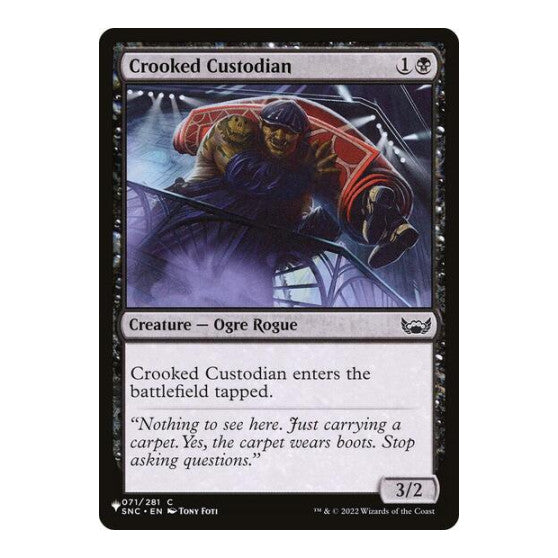 Crooked Custodian (LIST) #71 Common (Lightly Played) The List Reprints Magic: The Gathering: 2026