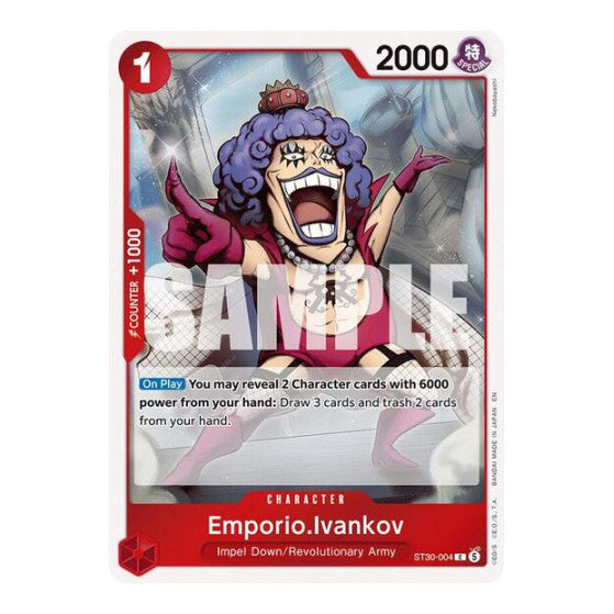Emporio.Ivankov (ST-30) #ST30-004 Common (Foil Near Mint) Starter Deck EX: Luffy & Ace One Piece Card Game: 2026