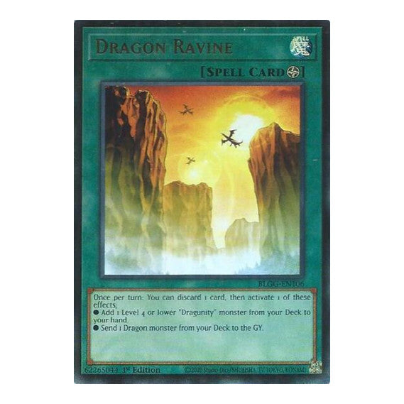 Dragon Ravine (BLGG) #BLGG-EN106 Ultra Rare (1st Edition Lightly Played) Battles of Legend: Glorious Gallery YuGiOh: 2026