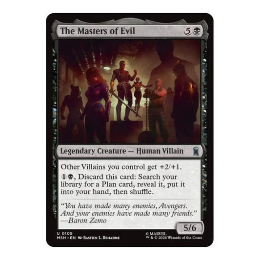 The Masters of Evil (MSH) #105 Uncommon (Lightly Played) Marvel Super Heroes Magic: The Gathering: 2026