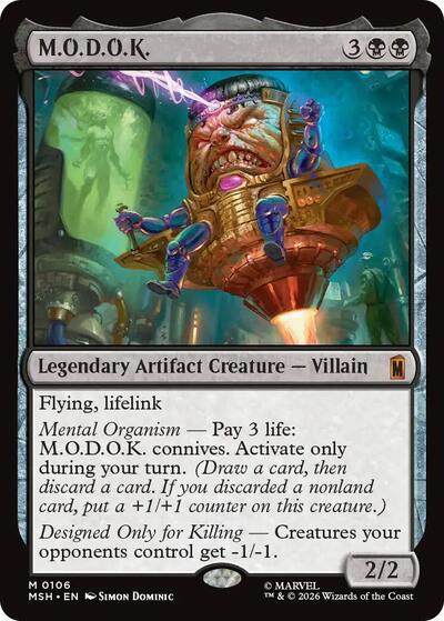 MODOK (MSH) #106 Mythic Rare (Lightly Played) Marvel Super Heroes Magic: The Gathering: 2026