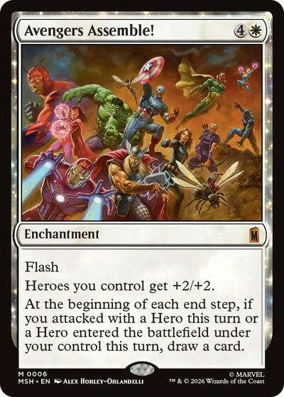 Avengers Assemble! (MSH) #6 Mythic Rare (Near Mint) Marvel Super Heroes Magic: The Gathering: 2026