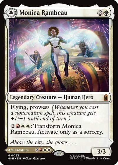Monica Rambeau (MSH) #23 Mythic Rare (Foil Near Mint) Marvel Super Heroes Magic: The Gathering: 2026