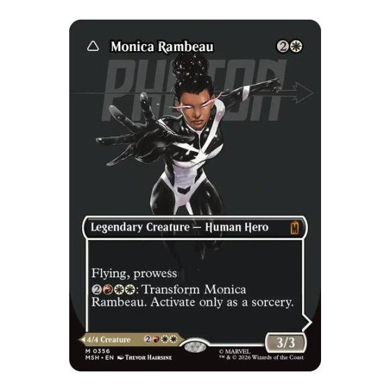 Monica Rambeau (Borderless) (0356) (MSH) #356 Mythic Rare (Near Mint) Marvel Super Heroes Magic: The Gathering: 2026