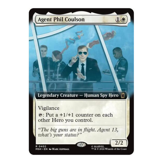 Agent Phil Coulson (Extended Art) (MSH) #402 Rare (Near Mint) Marvel Super Heroes Magic: The Gathering: 2026