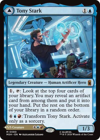 Tony Stark (MSH) #80 Mythic Rare (Near Mint) Marvel Super Heroes Magic: The Gathering: 2026