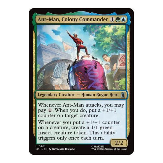 Ant-Man, Colony Commander (MSH) #201 Uncommon (Lightly Played) Marvel Super Heroes Magic: The Gathering: 2026