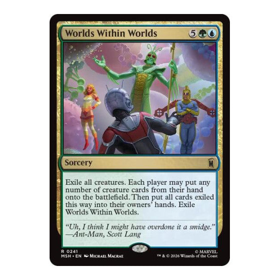 Worlds Within Worlds (MSH) #241 Rare (Near Mint) Marvel Super Heroes Magic: The Gathering: 2026