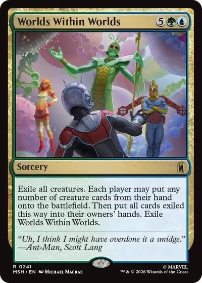 Worlds Within Worlds (MSH) #241 Rare (Near Mint) Marvel Super Heroes Magic: The Gathering: 2026