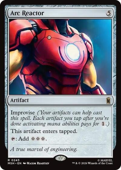 Arc Reactor (MSH) #243 Rare (Lightly Played) Marvel Super Heroes Magic: The Gathering: 2026