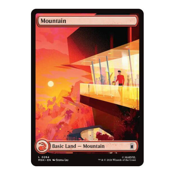 Mountain (0284) (MSH) #284 Land (Foil Lightly Played) Marvel Super Heroes Magic: The Gathering: 2026
