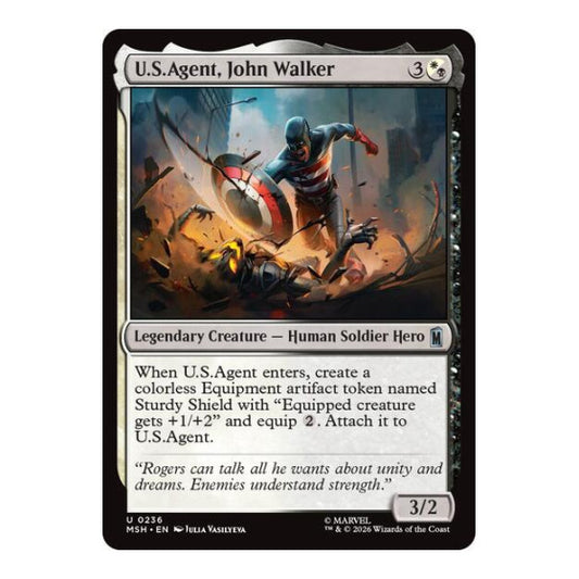 U.S.Agent, John Walker (MSH) #236 Uncommon Marvel Super Heroes Magic: The Gathering: 2026
