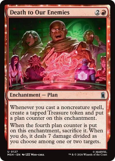 Death to Our Enemies (MSH) #127 Uncommon (Lightly Played) Marvel Super Heroes Magic: The Gathering: 2026