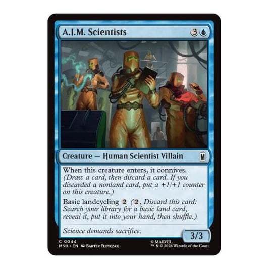 A.I.M. Scientists (MSH) #44 Common (Lightly Played) Marvel Super Heroes Magic: The Gathering: 2026