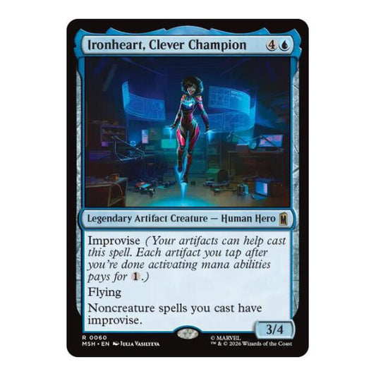 Ironheart, Clever Champion (MSH) #60 Rare (Near Mint) Marvel Super Heroes Magic: The Gathering: 2026