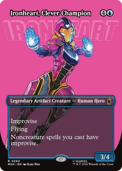 Ironheart, Clever Champion (Borderless) (MSH) #360 Rare (Near Mint) Marvel Super Heroes Magic: The Gathering: 2026
