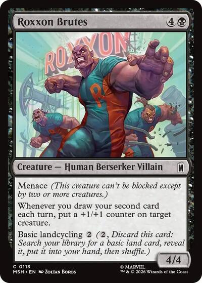 Roxxon Brutes (MSH) #113 Common (Lightly Played) Marvel Super Heroes Magic: The Gathering: 2026