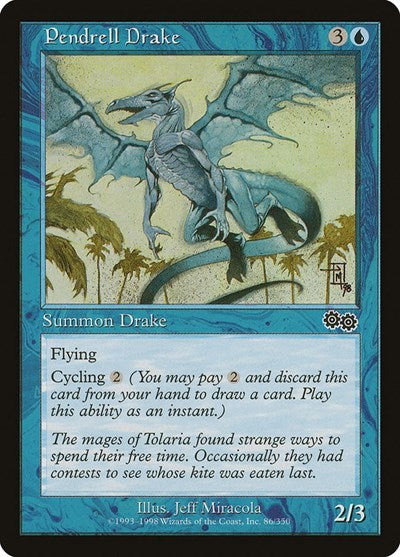 Pendrell Drake (USG) #86 Common Urza's Saga Magic: The Gathering: 1998