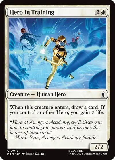 Hero in Training (MSH) #16 Common (Lightly Played) Marvel Super Heroes Magic: The Gathering: 2026
