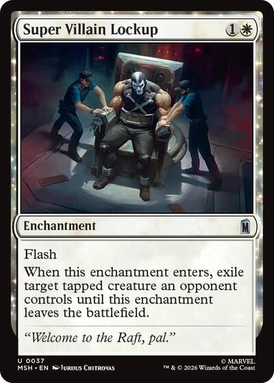 Super Villain Lockup (MSH) #37 Uncommon (Lightly Played) Marvel Super Heroes Magic: The Gathering: 2026