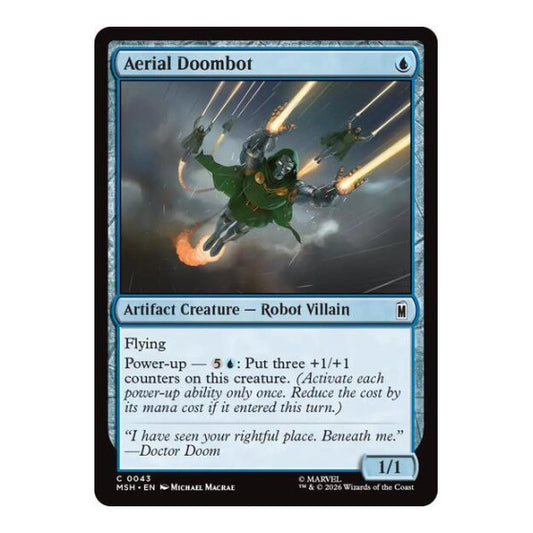 Aerial Doombot (MSH) #43 Common Marvel Super Heroes Magic: The Gathering: 2026