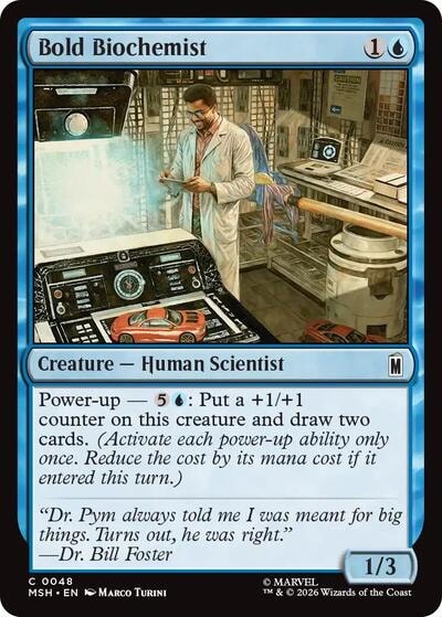 Bold Biochemist (MSH) #48 Common (Lightly Played) Marvel Super Heroes Magic: The Gathering: 2026