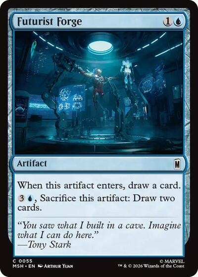 Futurist Forge (MSH) #55 Common (Lightly Played) Marvel Super Heroes Magic: The Gathering: 2026
