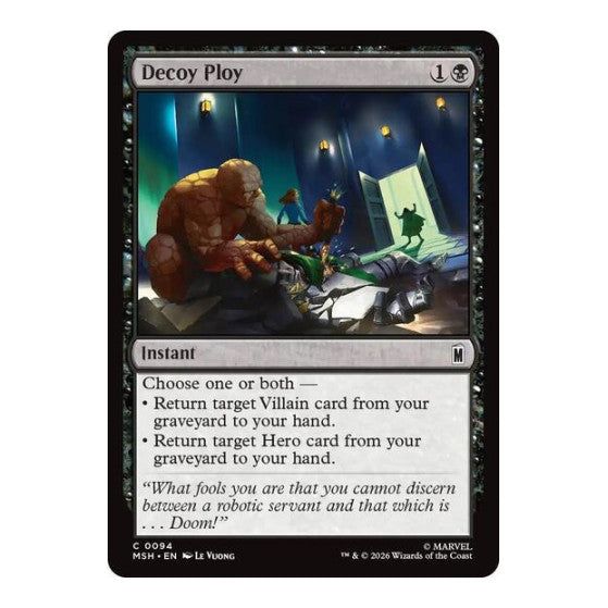 Decoy Ploy (MSH) #94 Common Marvel Super Heroes Magic: The Gathering: 2026