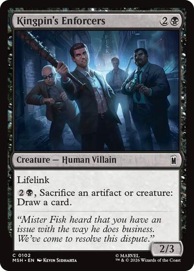 Kingpins Enforcers (MSH) #102 Common (Lightly Played) Marvel Super Heroes Magic: The Gathering: 2026