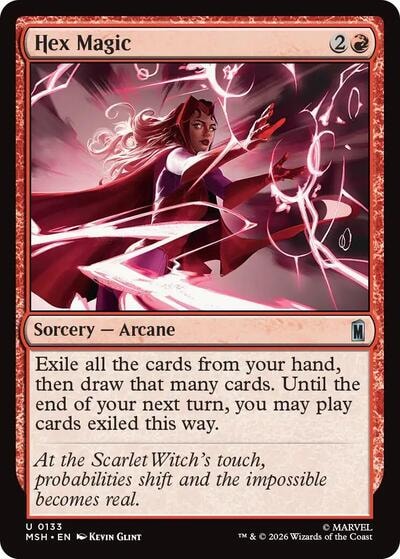 Hex Magic (MSH) #133 Uncommon (Lightly Played) Marvel Super Heroes Magic: The Gathering: 2026