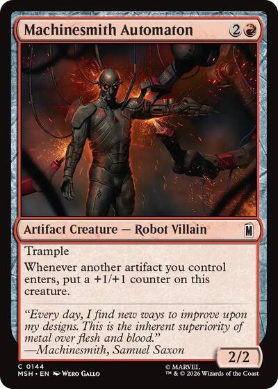 Machinesmith Automaton (MSH) #144 Common (Lightly Played) Marvel Super Heroes Magic: The Gathering: 2026