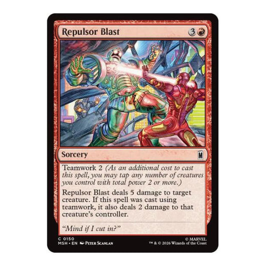 Repulsor Blast (MSH) #150 Common (Lightly Played) Marvel Super Heroes Magic: The Gathering: 2026