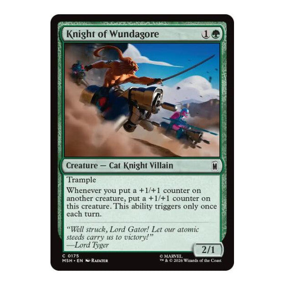 Knight of Wundagore (MSH) #175 Common (Foil Lightly Played) Marvel Super Heroes Magic: The Gathering: 2026