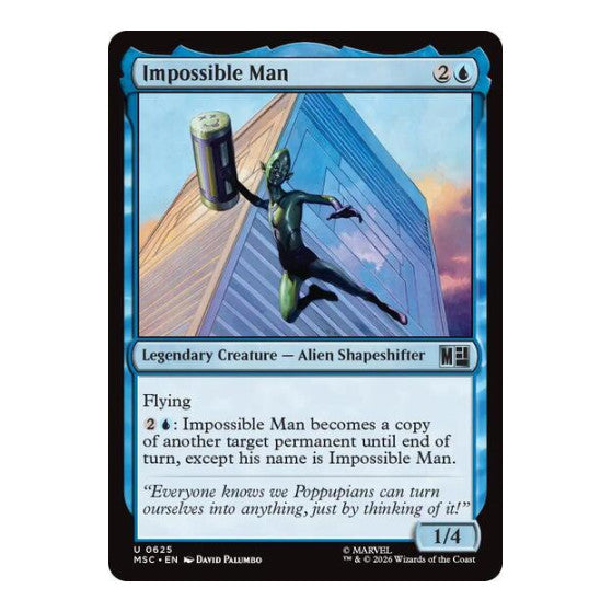 Impossible Man (MSC) #625 Uncommon (Foil Lightly Played) Commander: Marvel Super Heroes Magic: The Gathering: 2026