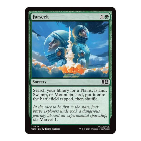 Farseek 0815 (MSC) #815 Common (Foil Lightly Played) Commander: Marvel Super Heroes Magic: The Gathering: 2026