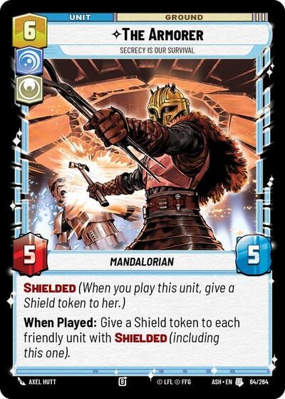 The Armorer - Secrecy is Our Survival (ASH) #64/264 Uncommon (Near Mint) Ashes of the Empire Star Wars: Unlimited: 2026