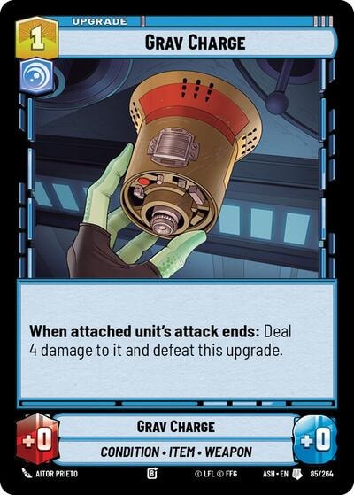 Grav Charge (ASH) #85/264 Uncommon (Near Mint) Ashes of the Empire Star Wars: Unlimited: 2026
