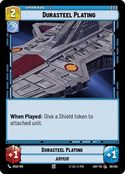 Durasteel Plating (ASH) #86/264 Common (Near Mint) Ashes of the Empire Star Wars: Unlimited: 2026