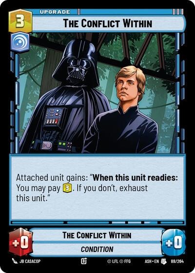 The Conflict Within (ASH) #88/264 Uncommon (Near Mint) Ashes of the Empire Star Wars: Unlimited: 2026
