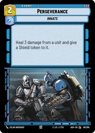 Perseverance (ASH) #89/264 Common (Near Mint) Ashes of the Empire Star Wars: Unlimited: 2026