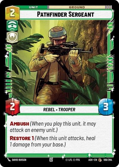 Pathfinder Sergeant (ASH) #106/264 Common (Near Mint) Ashes of the Empire Star Wars: Unlimited: 2026