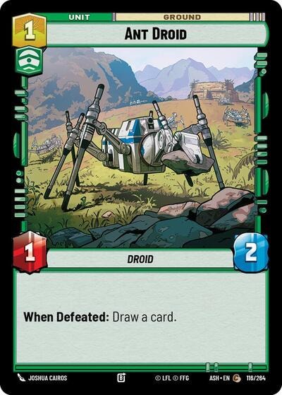 Ant Droid (ASH) #116/264 Common (Near Mint) Ashes of the Empire Star Wars: Unlimited: 2026
