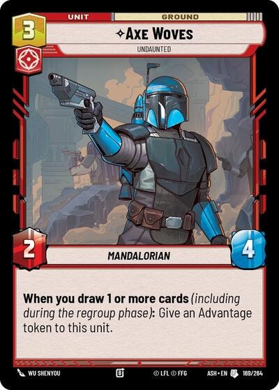 Axe Woves - Undaunted (ASH) #169/264 Uncommon (Near Mint) Ashes of the Empire Star Wars: Unlimited: 2026