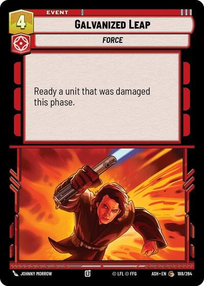 Galvanized Leap (ASH) #188/264 Common (Near Mint) Ashes of the Empire Star Wars: Unlimited: 2026