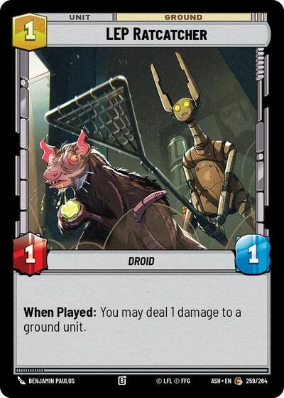 LEP Ratcatcher (ASH) #259/264 Common (Near Mint) Ashes of the Empire Star Wars: Unlimited: 2026