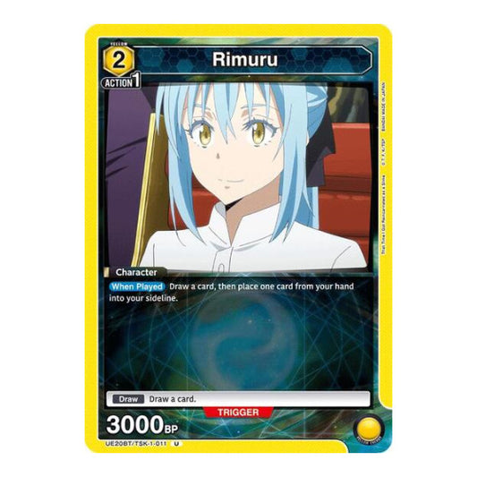 Rimuru (011) (UE20BT) #UE20BT/TSK-1-011 Uncommon (Near Mint) UE20BT: That Time I Got Reincarnated as a Slime Union Arena: 2026