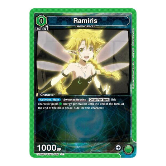 Ramiris (086) (UE20BT) #UE20BT/TSK-1-086 Common (Near Mint) UE20BT: That Time I Got Reincarnated as a Slime Union Arena: 2026